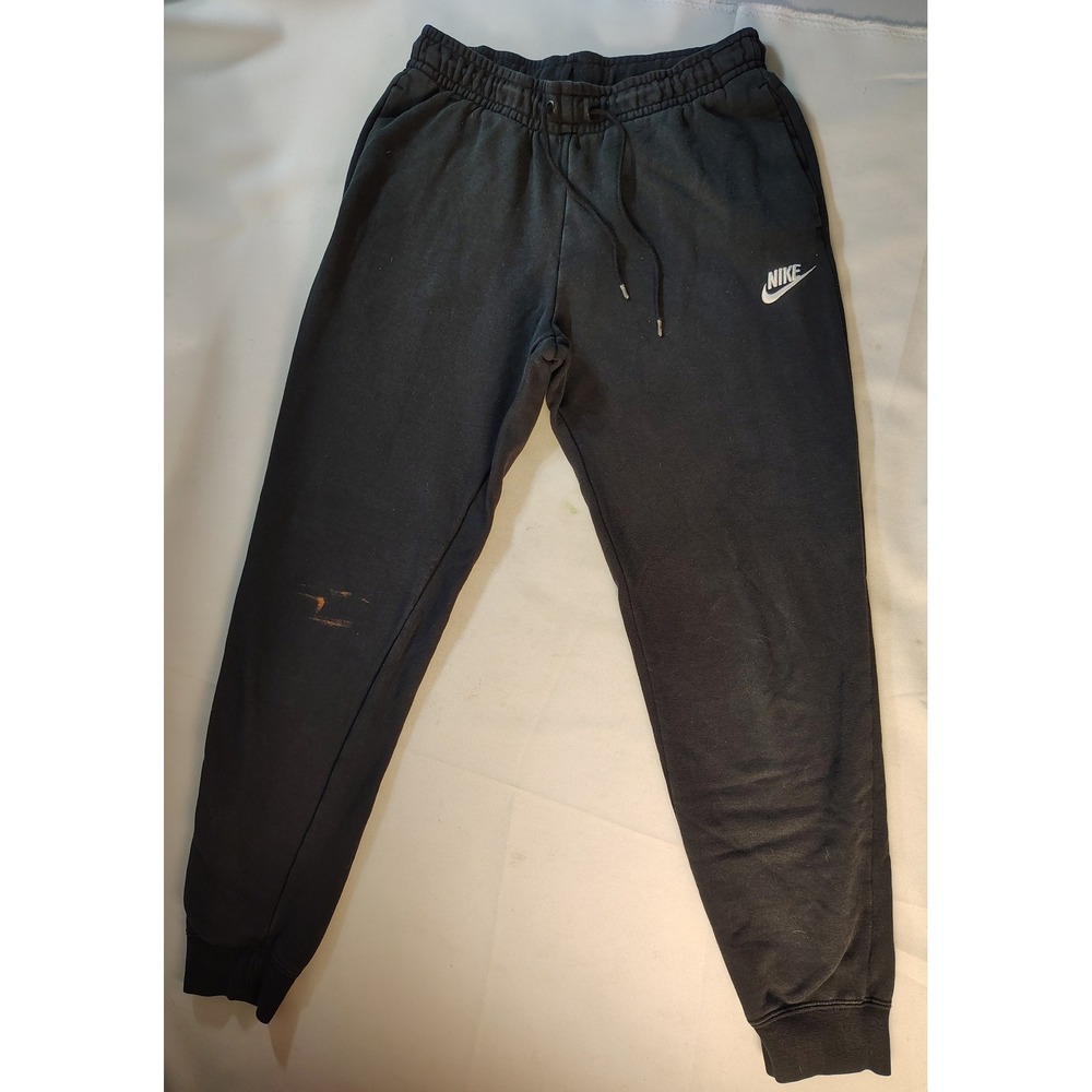 Nike Mens Sportswear Club Fleece Joggers Black Tapered Sweatpants Small Athletic
